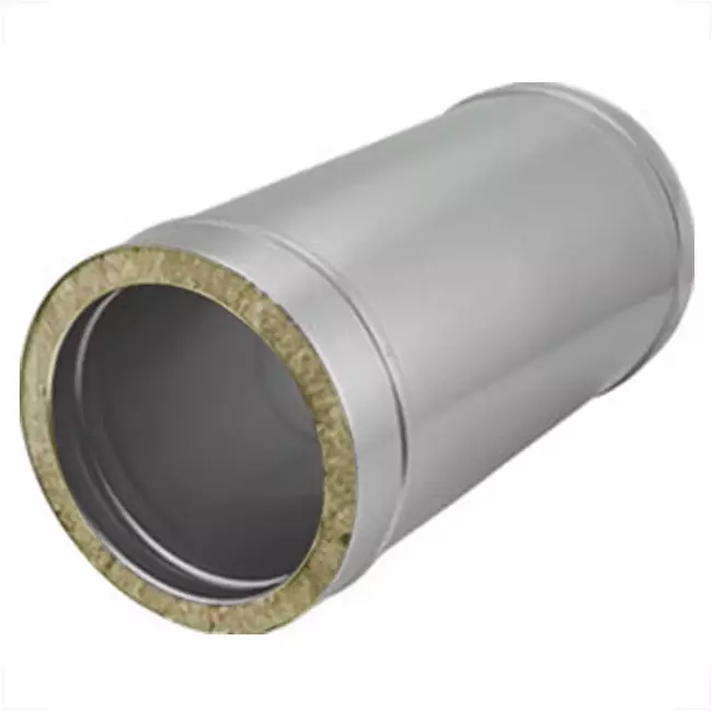 DW diámetro 130 mm (130/180) tubo L1000 I316L/I304 (D0,5/0,6)
