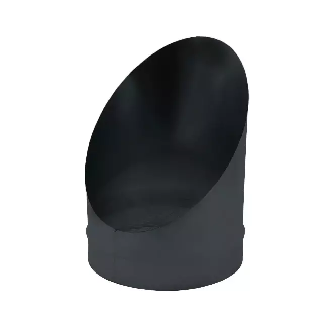 Tubo difusor diámetro 100 mm 45 grados (Sendz. Verz.) RAL7016