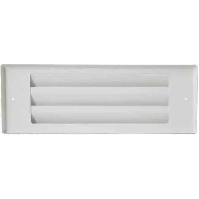 Rejilla de pared exterior de montaje en superficie 300mm x 100 mm BLANCO