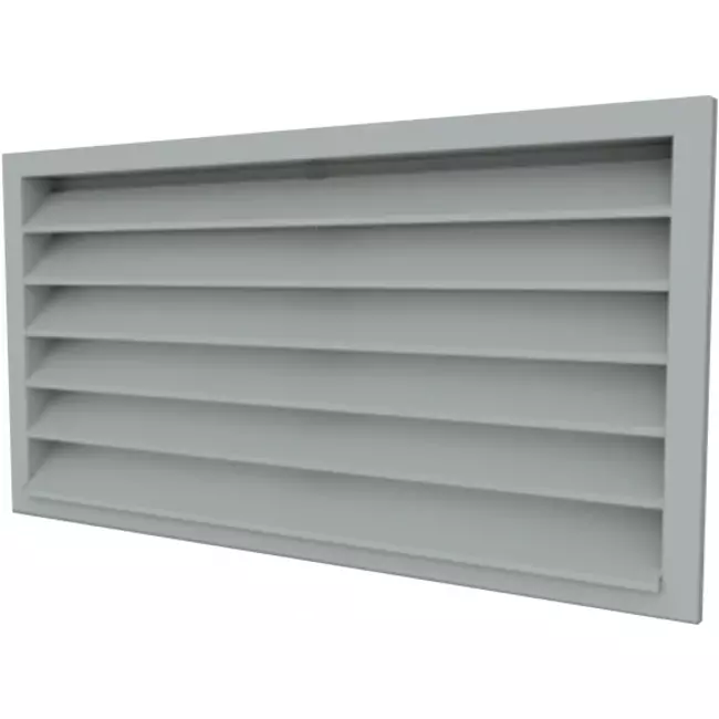 Rejilla para muro exterior de acero galvanizado 500x300