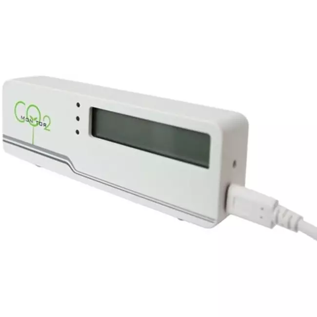Medidor de CO₂ - Air Indicator Compact con indicador de temperatura + enchufe