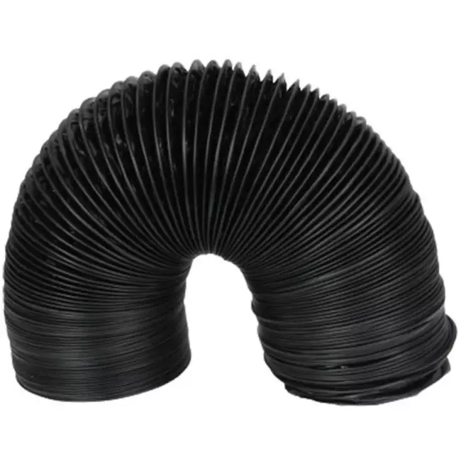 Manguera de ventilación Combidec de aluminio con capa exterior de poliéster NEGRO Ø 100 mm (10 metros)