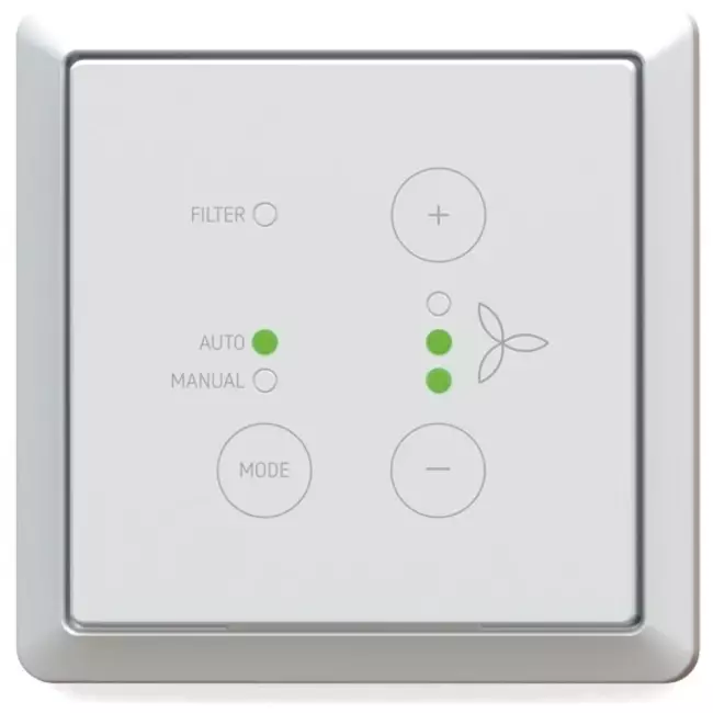 Zehnder ComfoSwitch C67 montaje (ComfoAir Q)