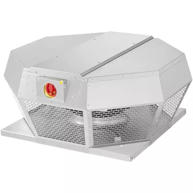 Extractor de tejado metal horizontal - DHA 190 EC O R 01