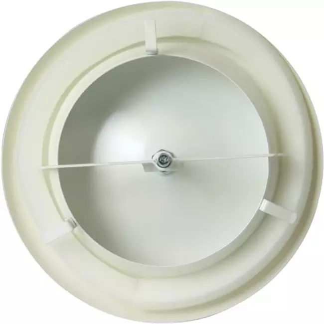 Válvula de suministro de ventilación metálica Ø 125 mm RAL 9010 con muelles de sujeción - DVSC-P125