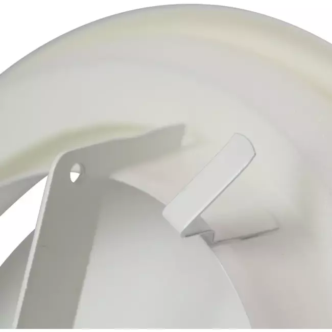 Válvula de suministro de ventilación metálica Ø 125 mm RAL 9010 con muelles de sujeción - DVSC-P125