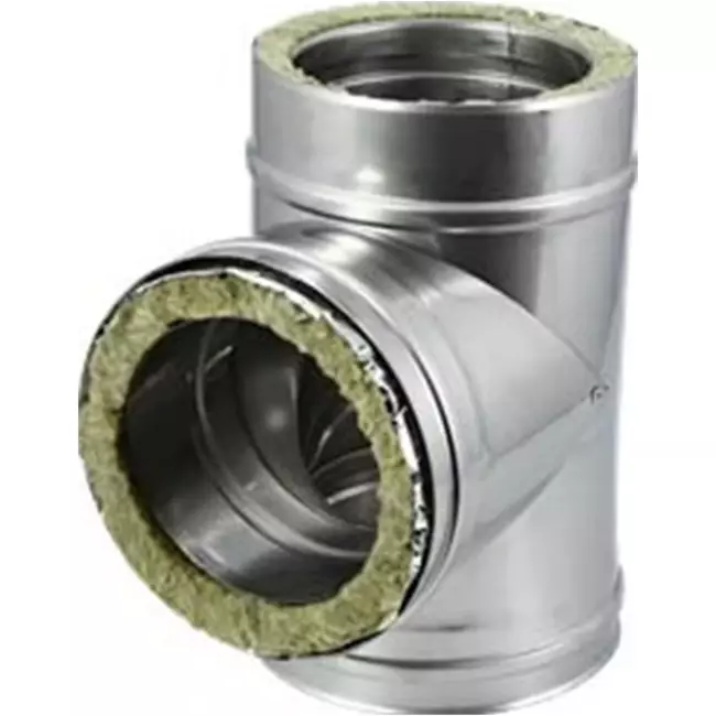 Diámetro DW 200 mm (200/250) Pieza en T T90 I316L/I304 (D0,5/0,6)
