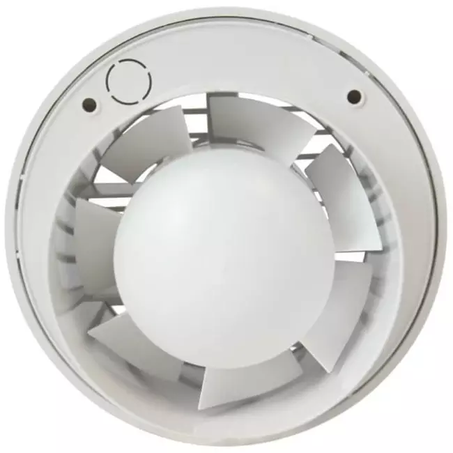 Extractor de baño redondo Ø 100 mm blanco - básico EA100