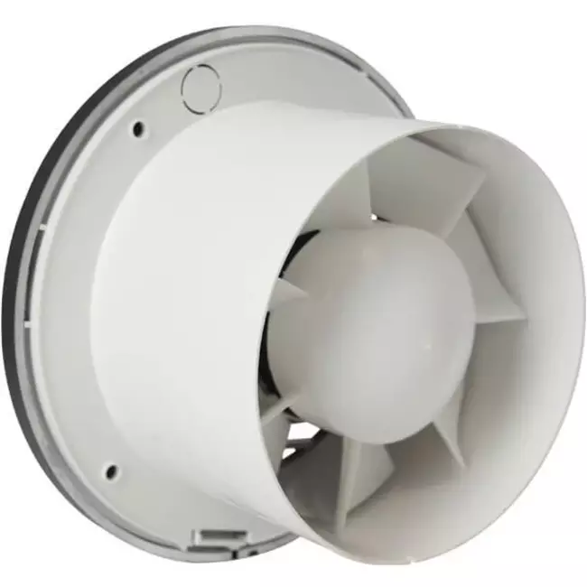 Extractor de baño redondo Ø 120 mm antracita - básico EA125A