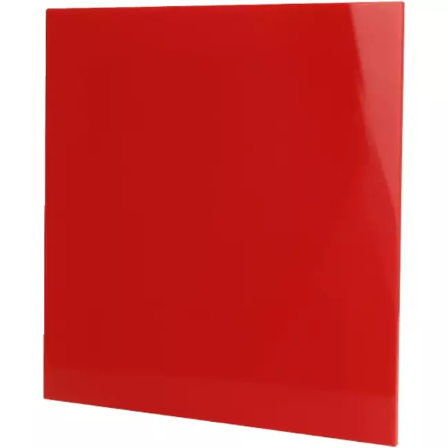 Rejilla 15x15cm con panel frontal de color blanco rojo