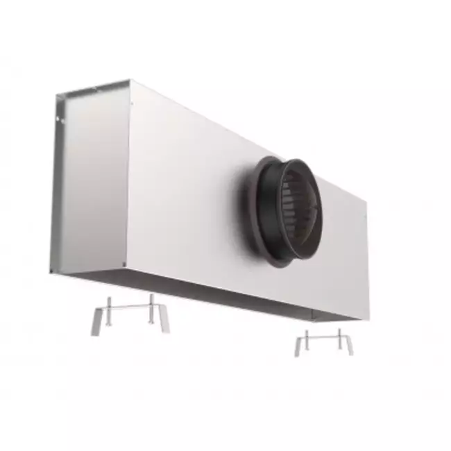 Plenum sin aislamiento para difusor con 3 ranuras de 400 mm