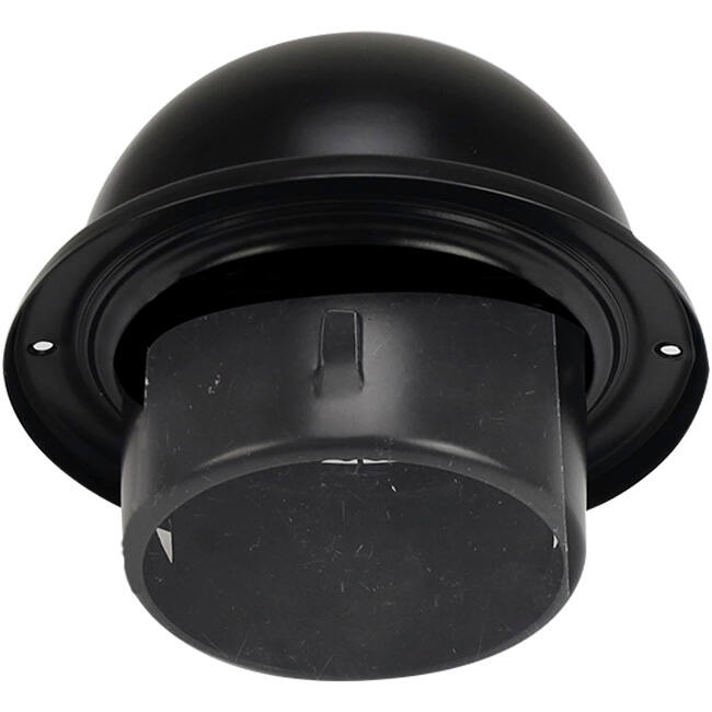 Rejilla esférica de acero inoxidable 125 mm tránsito pared - EL-SS-B125 SS RAL9005
