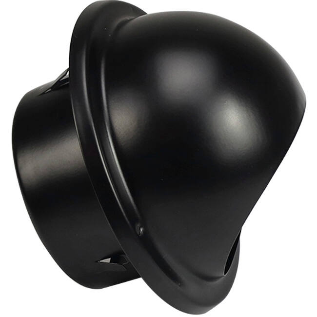 Rejilla esférica de acero inoxidable 125 mm tránsito pared - EL-SS-B125 SS RAL9005