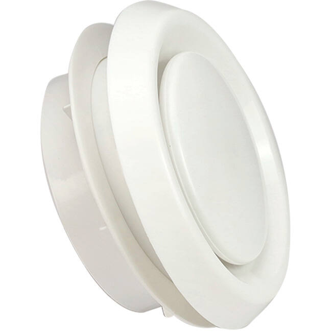 Válvula de ventilación de 100 mm de alimentación y escape con muelles de fricción - DAV-C100