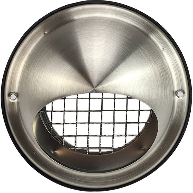 Rejilla convexa de acero inoxidable 100mm tránsito pared - EL-SS-B100 SS