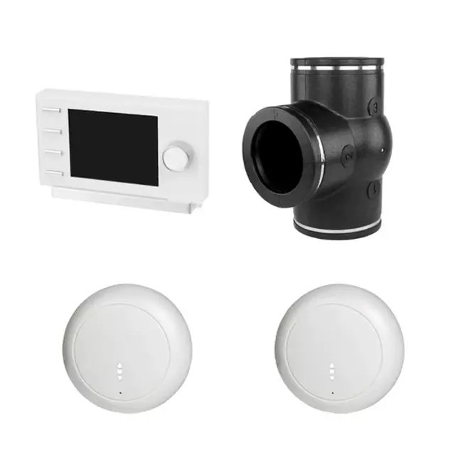 Ubbink kit RF 0.53 3 Válvula de 3 vías control reloj 2 x sensor de CO²