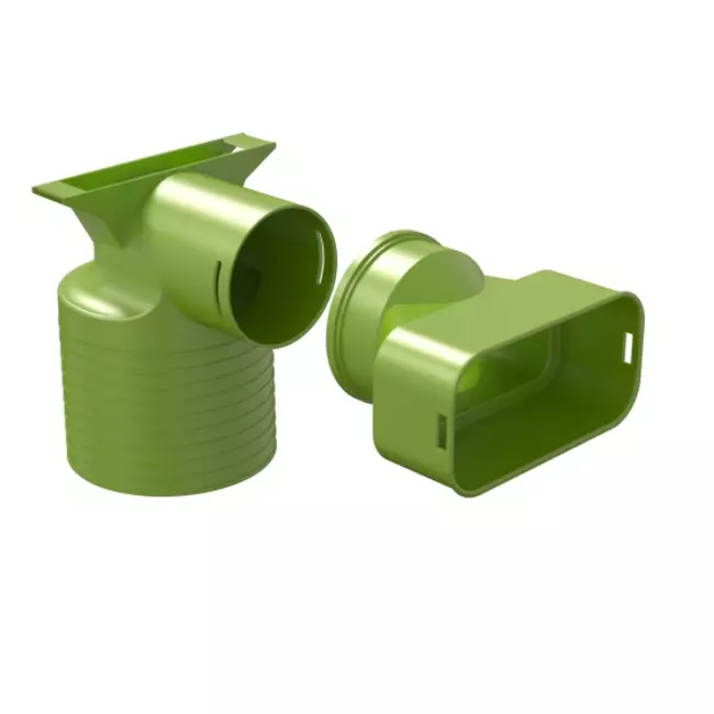 Adaptador de válvula Ubbink Air Excellent 55SC 125 1x90