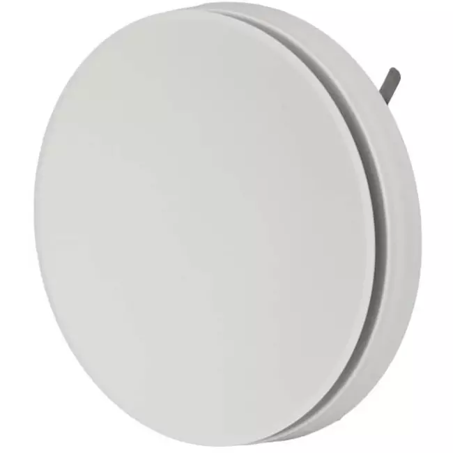 Válvula de suministro de ventilación de plástico 160 mm RAL 9003 con muelles de sujeción - I-Valve Rondo 160