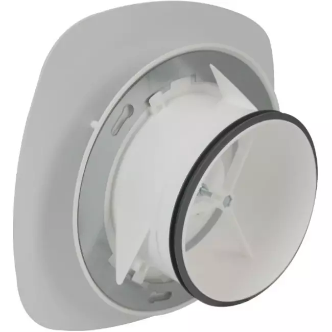Válvula RLV Imaginair cuadrado Ø 125mm - muelles de instalación + anillo - blanco