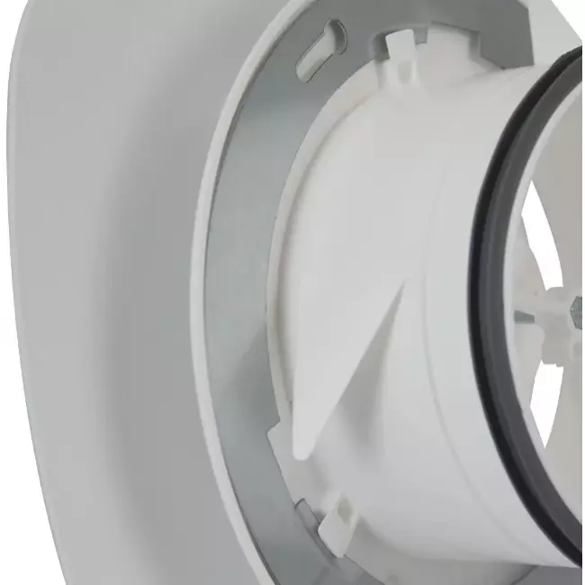 Válvula RLV Imaginair cuadrado Ø 125mm - muelles de instalación + anillo - blanco