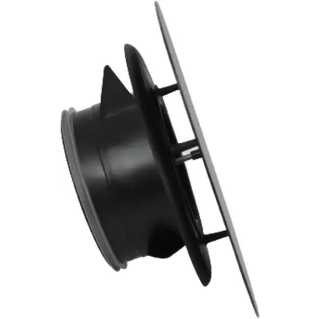 Válvula RLV Imaginair cuadrado Ø 125mm - muelles de instalación + anillo - negro
