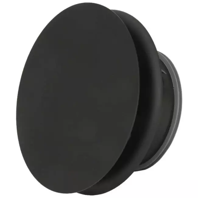 Válvula RLV Imaginair Ø 125 mm - muelles de instalación + anillo - negro