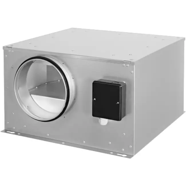 Ventilador de caja aislada Ruck con motor EC 470 m³/h diámetro 125 mm - ISOR 125 EC K 01