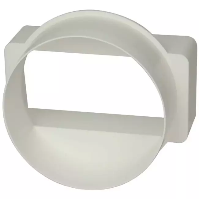 Reductor rectangular de plástico Ø 100 mm - 110x55 mm - KSD1