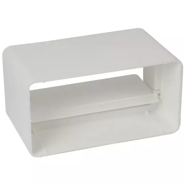 Válvula de no retorno rectangular de plástico 110x55 mm - KV