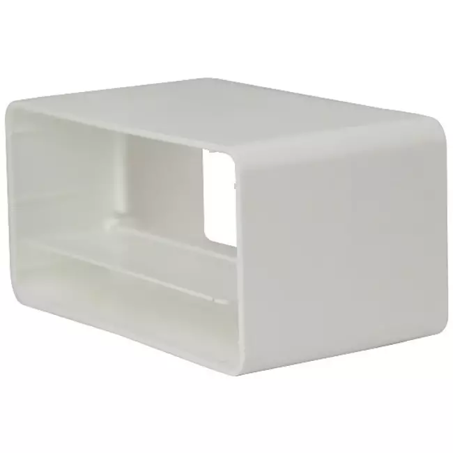 Válvula de no retorno rectangular de plástico 110x55 mm - KV
