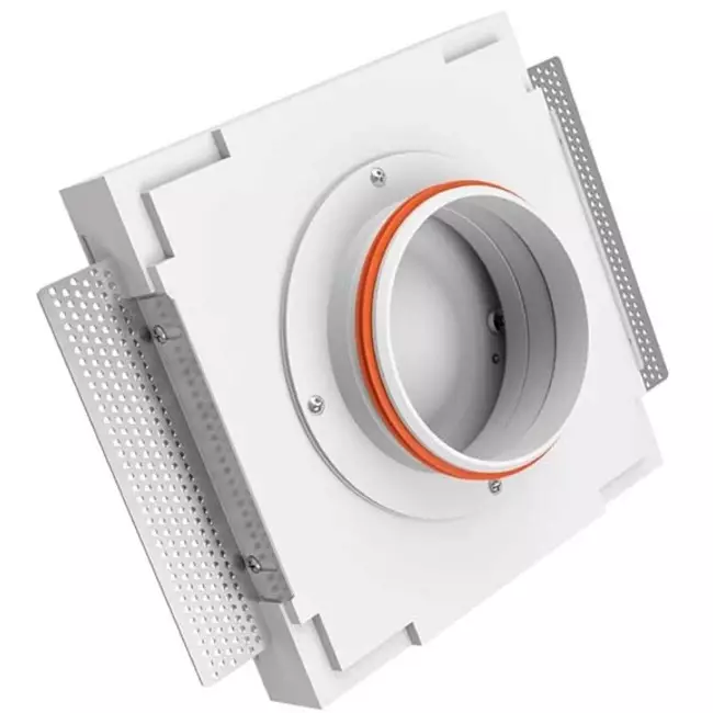 Ergovent válvula de ventilación sin marco empotrable cuadrada 100 mm