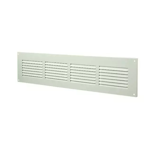 Ranura metálica rectangular 400x100 blanco - MR4010
