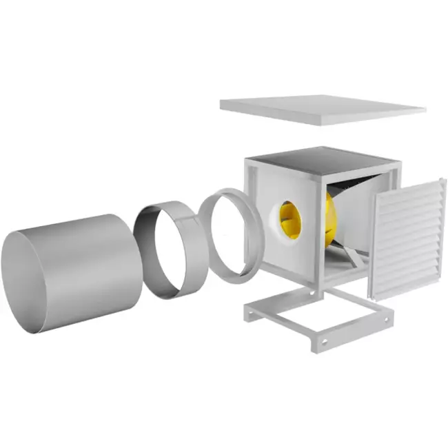 Extractor de caja flujo de aire exterior del motor - MPC 225 E2 T21