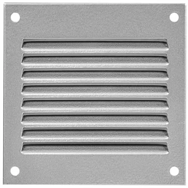 Rejilla metálica 100x100 mm zinc - MR1010Zn
