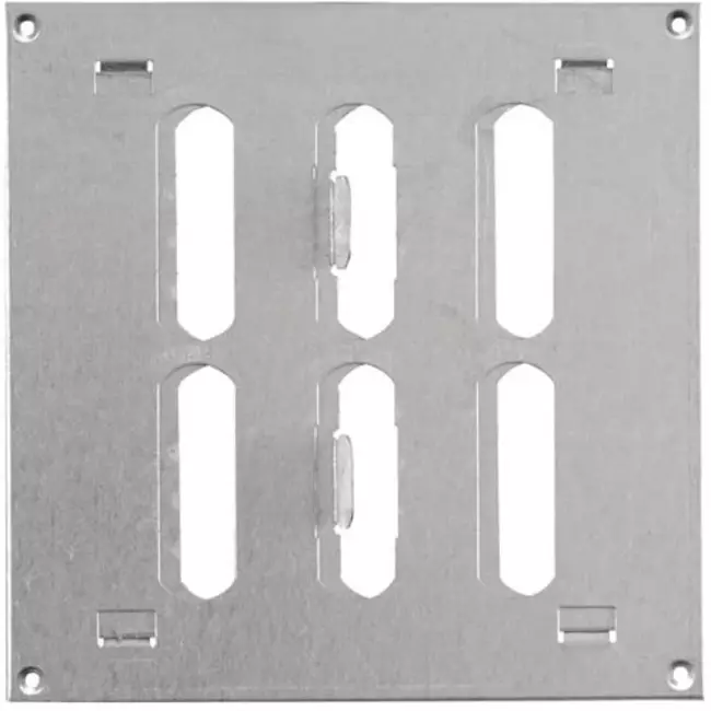 Rejilla metálica ajustable 150x150 galvanizada - MR1515RZn