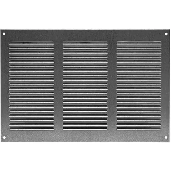 Rejilla metálica 300x200 mm zinc - MR3020Zn