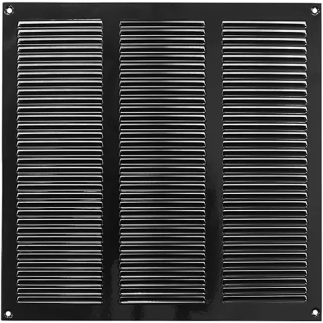 Rejilla metálica 300x300 mm negro - MR3030M - RAL9005