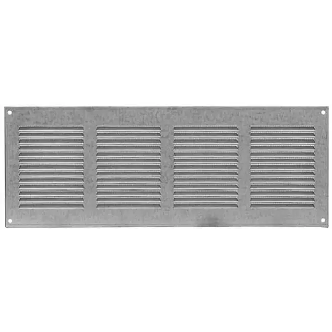 Ranura metálica rectangular 400x100 zinc - MR4010ZN