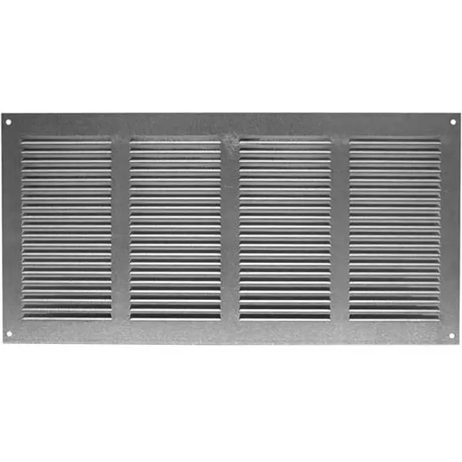 Rejilla metálica 400x200mm zinc - MR4020Zn