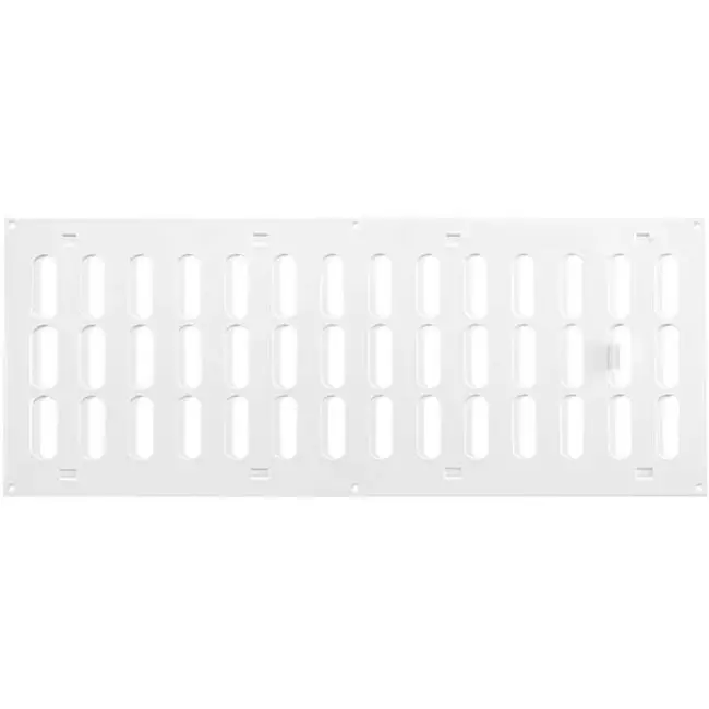 Rejilla metálica ajustable 500x200 mm blanco - MR5020R - RAL9016
