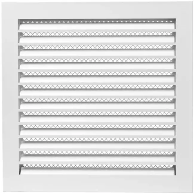 Rejilla metálica industrial 300x300 mm blanca - MRF3030