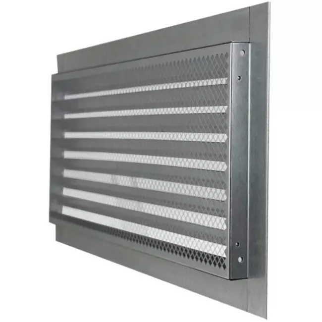 Rejilla metálica industrial 500x200 mm zinc - MRF5020Zn
