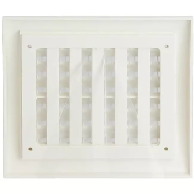 Rejilla de pared controlable 150x150 blanco - N10R