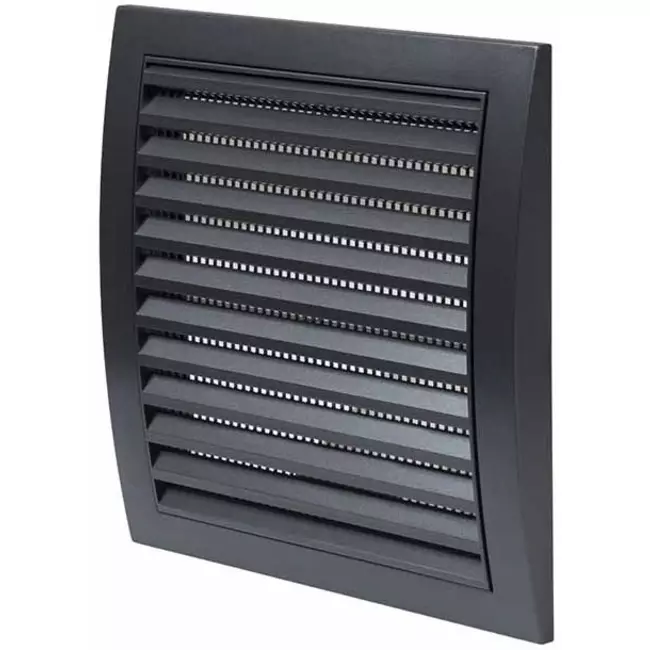 Rejilla de pared 190x190 mm antracita - N12A