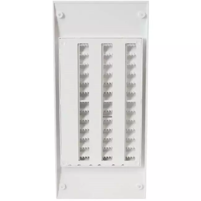 Rejilla de pared regulable 300x140 mm blanco - N30R