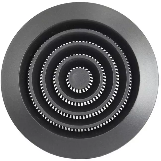 Rejilla de ventilación redonda malla Ø 100 mm antracita - NGA100A