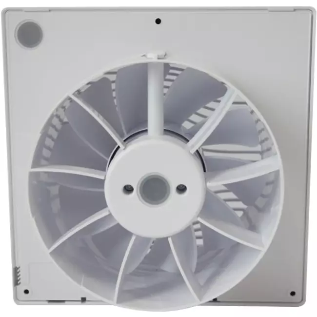 Extractor de baño con sensor de humedad y temporizador Ø 100 mm blanco - pRemium 100HS