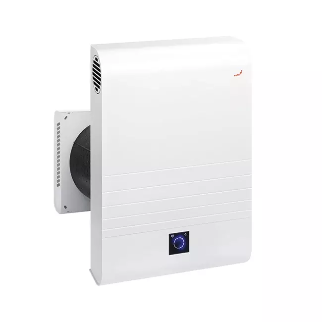 Unidad Zehnder Stork de recuperador de calor descentralizado ComfoAir 70 Alu-Plástico