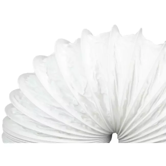 Tubo flexible de ventilación de PVC blanco Ø 150 mm (6 metros)