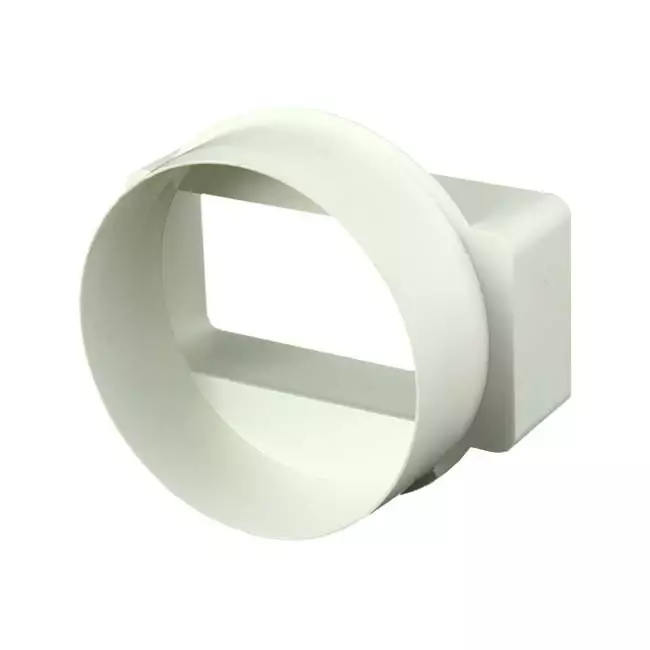 Reductor rectangular de plástico Ø 100 mm - 110x55 mm - KSD1